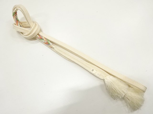 JAPANESE KIMONO / HANDTIED OBIJIME CORD